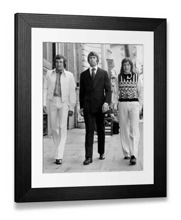Framed Print : Bob McNab, Geoff Hurst, Peter Marinello Framed Print : Bob McNab, Geoff Hurst, Peter Marinello