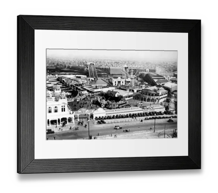 Framed Print : Blackpool Pleasure Beach in 1933 Framed Print : Blackpool Pleasure Beach in 1933