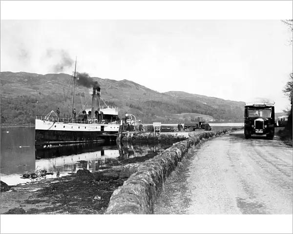 The Pioneer leaving Tarbert 1933