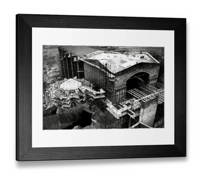 Framed Print : The Construction of Coventry Cathedral, 1961 Framed Print : The Construction of Coventry Cathedral, 1961