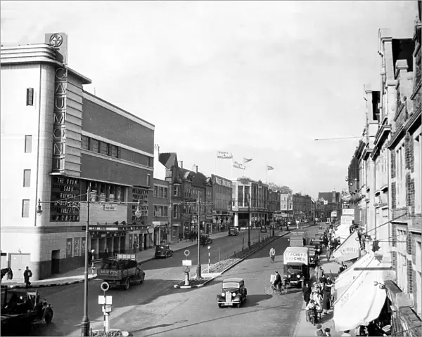 The High Street in Bromley, Kent in 1938