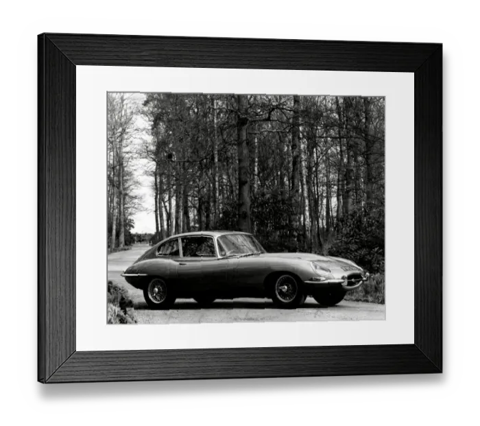 Framed Print : E-Type Jaguar 2+2 coupe automatic 1966 Framed Print : E-Type Jaguar 2+2 coupe automatic 1966