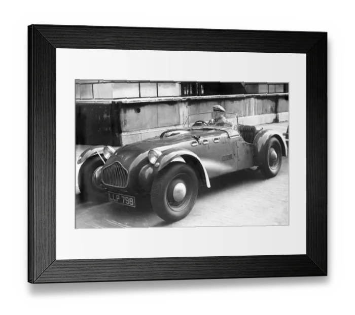 Framed Print : 1950 Allard sports car