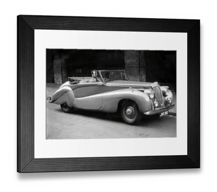 Framed Print : A 1950 Daimler convertible Framed Print : A 1950 Daimler convertible