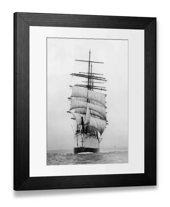 Framed Print : Four masted barque, Archibald Russell, 1931 Framed Print : Four masted barque, Archibald Russell, 1931