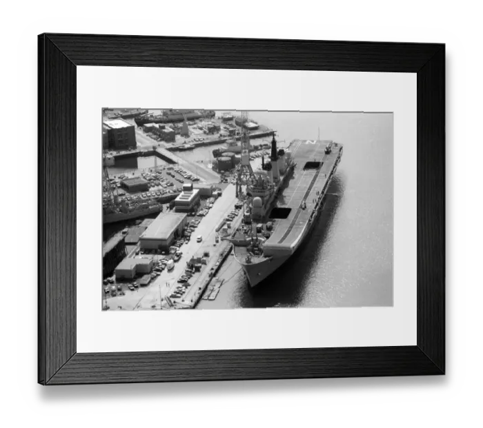 Framed Print : HMS Invincible at Portsmouth