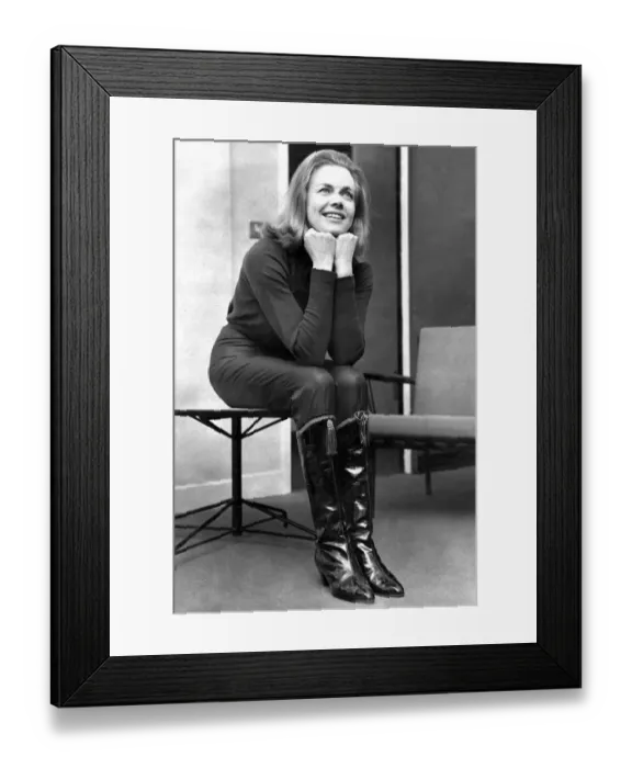 Framed Print : Honor Blackman in 1964