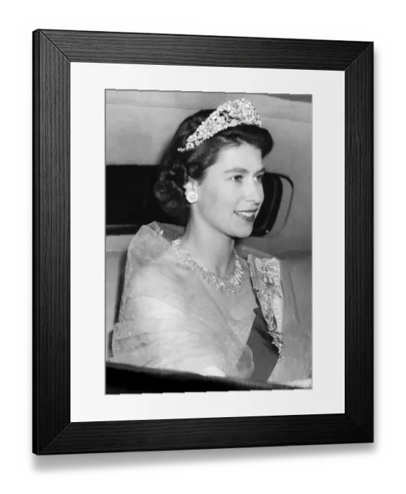 Framed Print : Princess Elizabeth in 1951 Framed Print : Princess Elizabeth in 1951