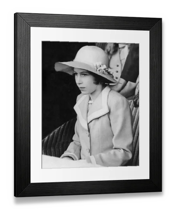 Framed Print : Princess Elizabeth, the future Queen Elizabeth II Framed Print : Princess Elizabeth, the future Queen Elizabeth II