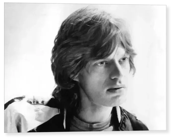 Print : Mick Jagger in 1972 Print : Mick Jagger in 1972