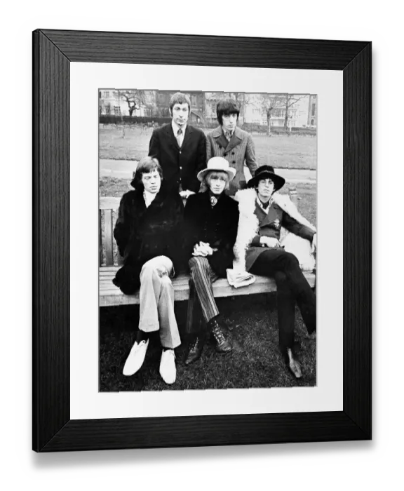 Framed Print : The Rolling Stones in 1967 Framed Print : The Rolling Stones in 1967