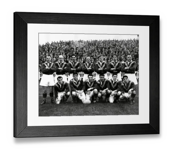 Framed Print : Leeds rugby league team 1957 Framed Print : Leeds rugby league team 1957