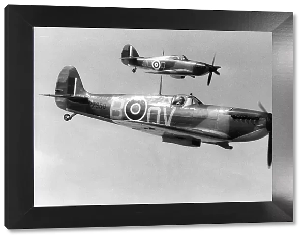 RAF Vickers Spitfire and Hawker Hurricane