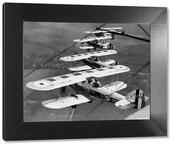 Hawker Demons in formation 1933