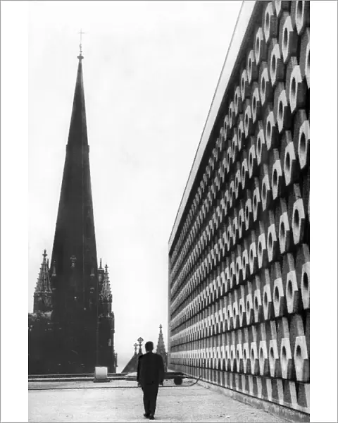 The Bull Ring Shopping Centre in Birmingham 1964