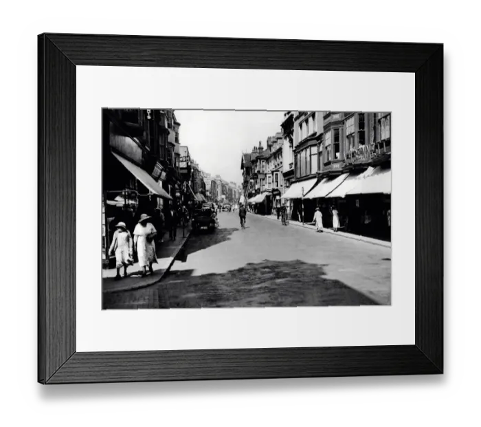 Framed Print : St. Thomas Street, Weymouth, Dorset 1936 Framed Print : St. Thomas Street, Weymouth, Dorset 1936