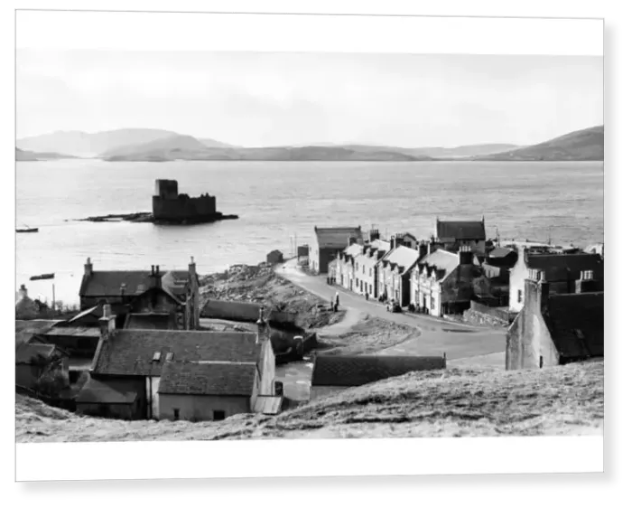 Print : The Isle of Barra on the outer Hebrides 1950 Print : The Isle of Barra on the outer Hebrides 1950