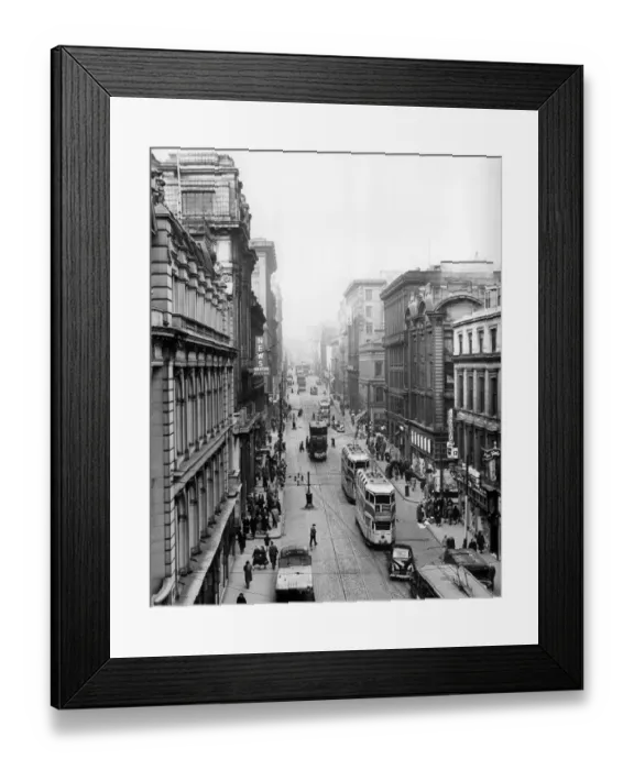 Framed Print : Renfield Street, Glasgow 1956 Framed Print : Renfield Street, Glasgow 1956