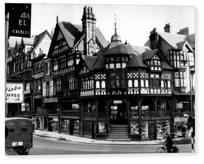 Print : The Rows, Chester 1962 Print : The Rows, Chester 1962
