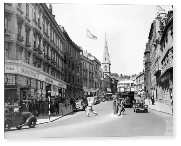 Print : North Street Brighton 1936 Print : North Street Brighton 1936