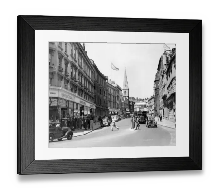 Framed Print : North Street Brighton 1936 Framed Print : North Street Brighton 1936