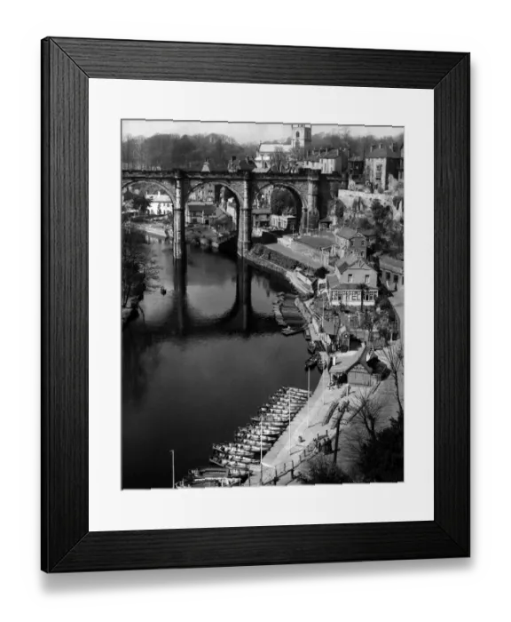 Framed Print : Knaresborough Viaduct Framed Print : Knaresborough Viaduct