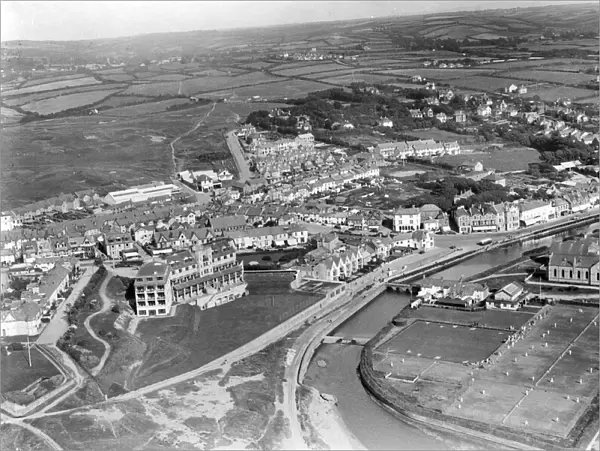 Aerial view of Bude, Cornwall