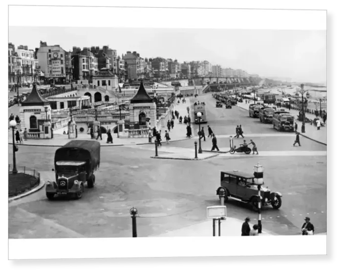 Print : The Aquarium Marine Parade in Brighton 1937 Print : The Aquarium Marine Parade in Brighton 1937