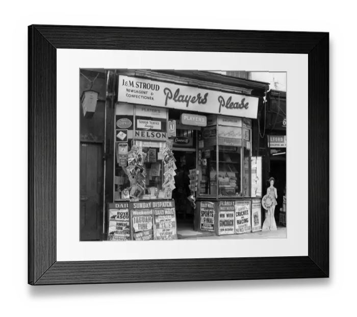 Framed Print : Newsagents shop Framed Print : Newsagents shop