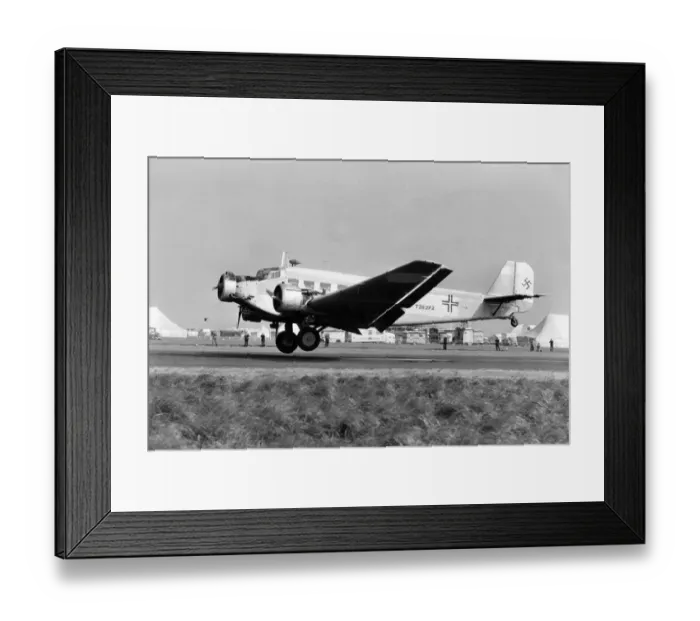 Framed Print : A wartime Junkers JU 52, arriving at Biggin Hill, 1978 Framed Print : A wartime Junkers JU 52, arriving at Biggin Hill, 1978