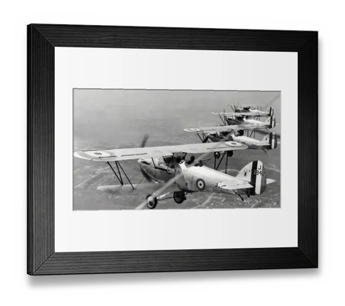Framed Print : Hawker Hart fighters of No. 33 Squadron at Bicester 1931 Framed Print : Hawker Hart fighters of No. 33 Squadron at Bicester 1931