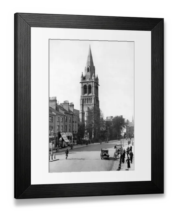 Framed Print : Rugby Parish Church 1935 Framed Print : Rugby Parish Church 1935