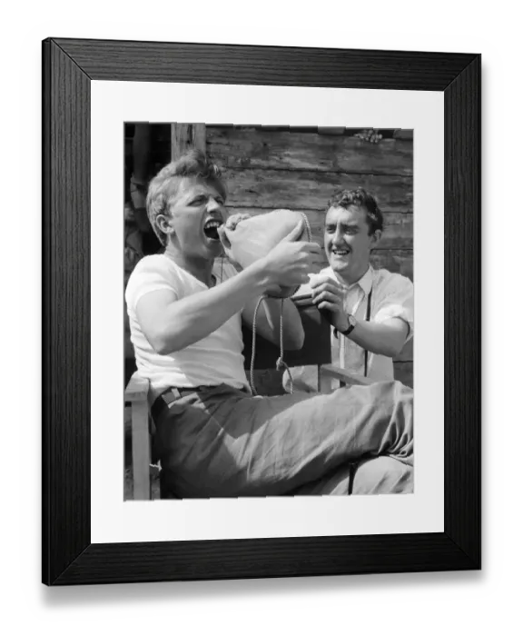 Framed Print : Tommy Steele and Bernard Cribbins