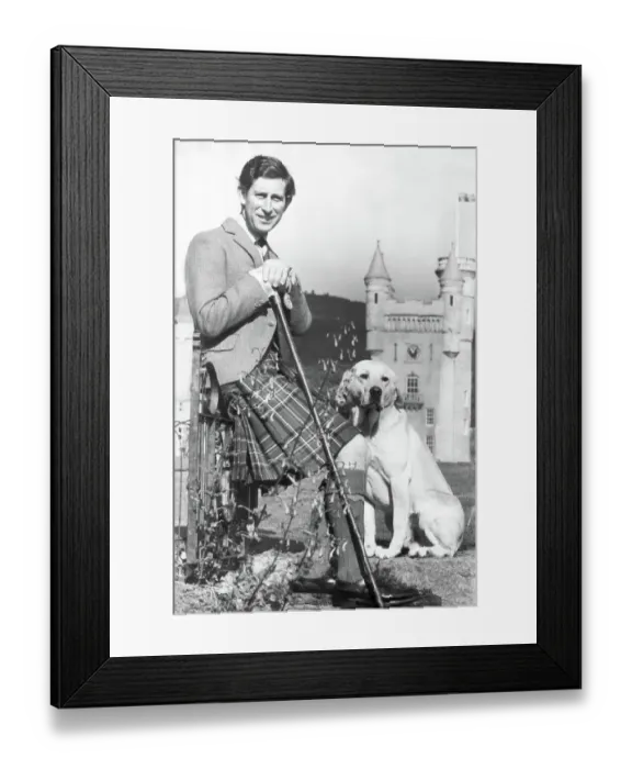 Framed Print : Prince Charles at Balmoral on his 30th Birthday Framed Print : Prince Charles at Balmoral on his 30th Birthday