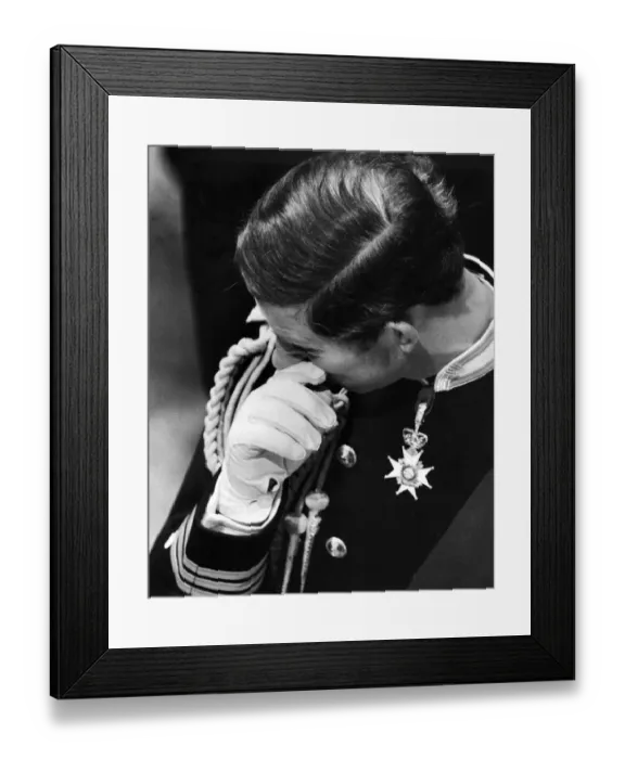 Framed Print : Prince Charles at the funeral of Earl Mountbatten Framed Print : Prince Charles at the funeral of Earl Mountbatten