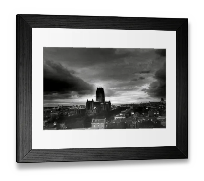 Framed Print : Liverpool on a stormy day Framed Print : Liverpool on a stormy day
