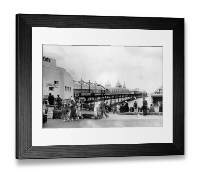 Framed Print : Paignton Pier 1934 Framed Print : Paignton Pier 1934