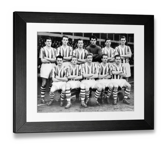 Framed Print : Huddersfield Town FC team group 1957 Framed Print : Huddersfield Town FC team group 1957