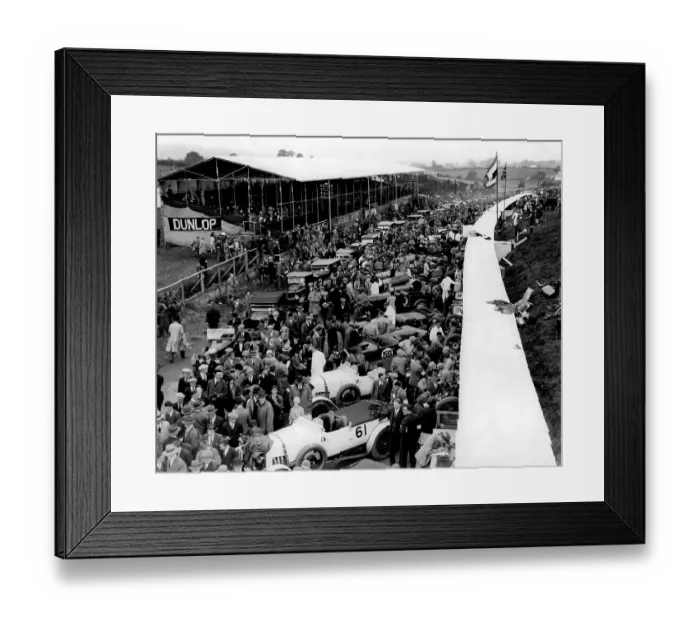 Framed Print : Scenes at the Ulster Road Race in Northern Ireland 1929