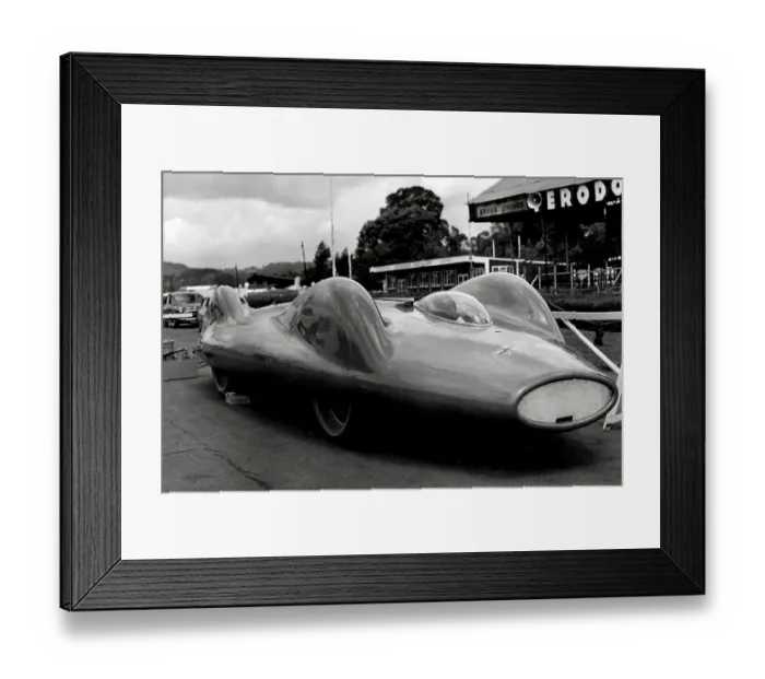 Framed Print : Donald Campbell's Bluebird 1960 Framed Print : Donald Campbell's Bluebird 1960