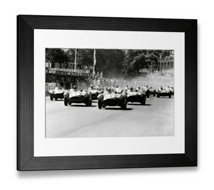 Framed Print : Motor Racing at Aintree 1955 Framed Print : Motor Racing at Aintree 1955