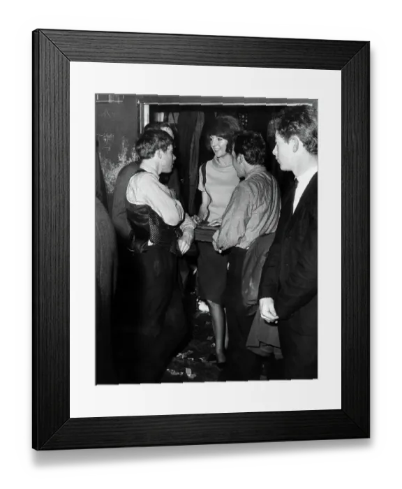 Framed Print : Cilla working at the Cavern Club Framed Print : Cilla working at the Cavern Club