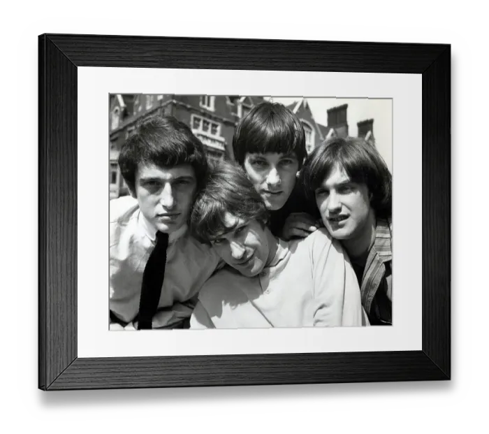 Framed Print : The Kinks in 1965 Framed Print : The Kinks in 1965