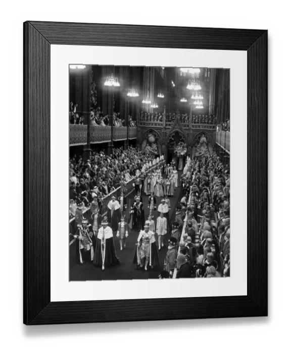 Framed Print : Coronation of Queen Elizabeth II Framed Print : Coronation of Queen Elizabeth II