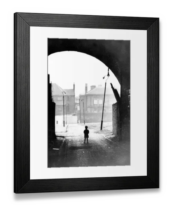 Framed Print : Gorbals view 1969 Framed Print : Gorbals view 1969
