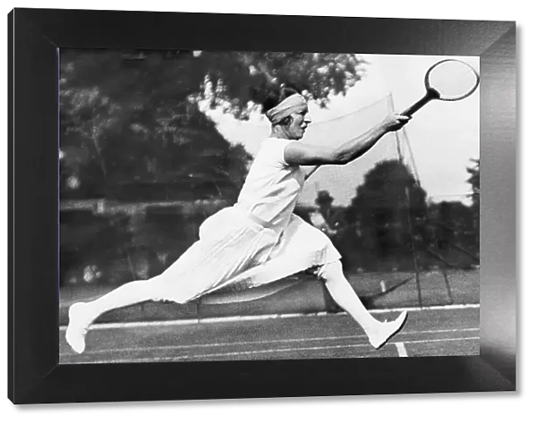 French tennis player Suzanne Lenglen