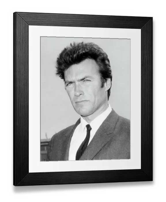 Framed Print : Clint Eastwood Framed Print : Clint Eastwood