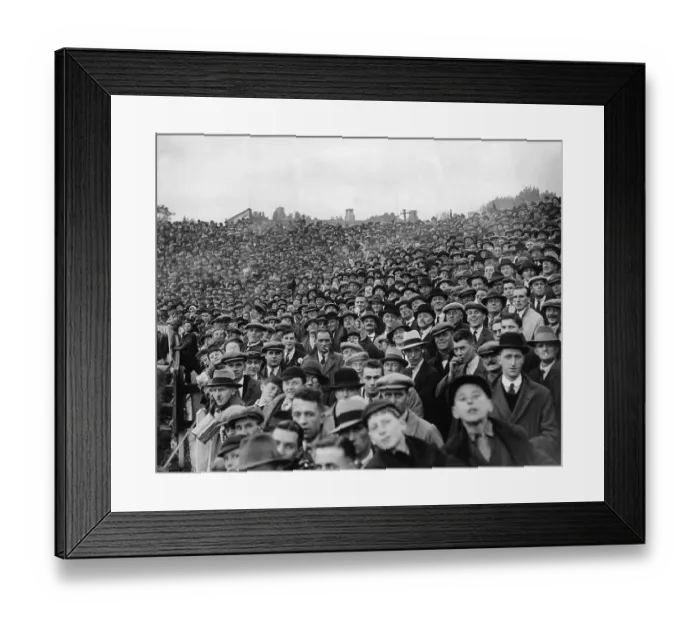 Framed Print : Bristol fans at Ashton Gate 1932 Framed Print : Bristol fans at Ashton Gate 1932