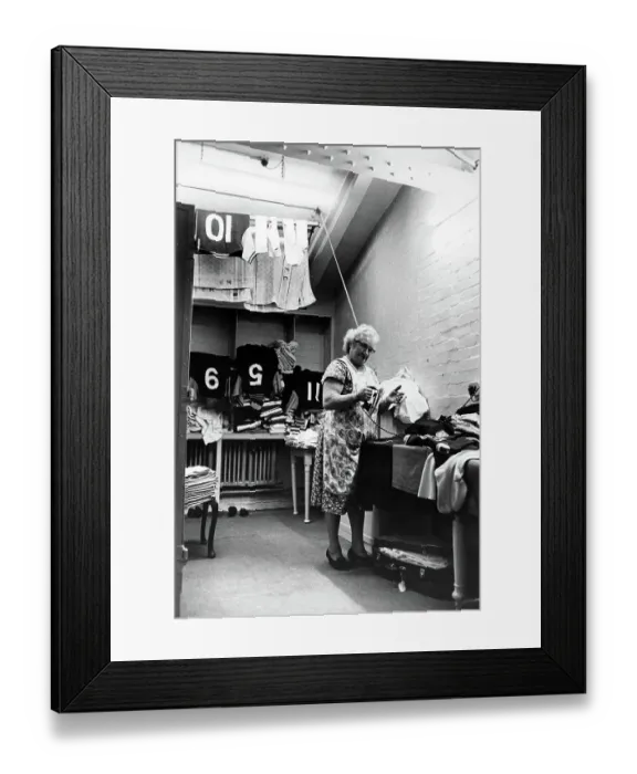Framed Print : Jessie Gregg West Ham Football Club wash woman Framed Print : Jessie Gregg West Ham Football Club wash woman