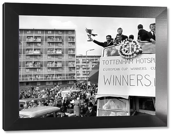 Tottenham Hotspur win the 1962 / 63 European Cup Winners Cup